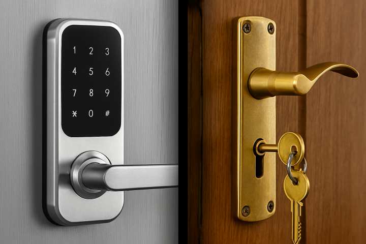 Fechaduras digitais vs fechaduras tradicionais: qual escolher para sua segurança?